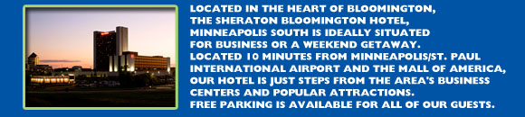 About the sheraton Bloomington